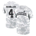 C.Panthers #4 Tetairoa McMillan Player Arctic Camo Salute to Service T-Shirt Hoodies Hdoa Stitched Jerseys