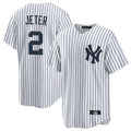NY.Yankees #2 Derek Jeter Player White Game Home Hdoa Stitched Jerseys