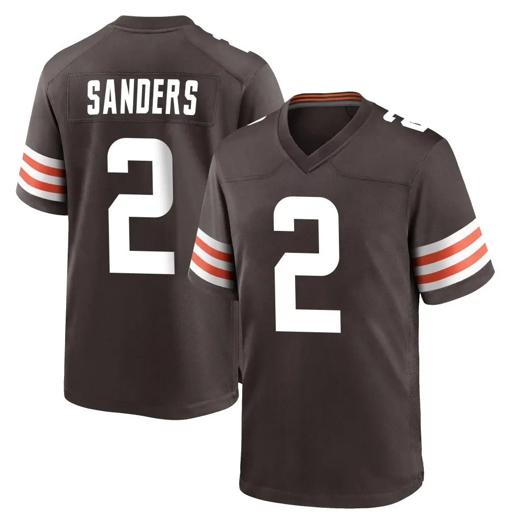 C.Browns #2 Shedeur Sanders Player Brown Home Game Hdoa Stitched Jerseys