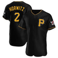 P.Pirates #2 Spencer Horwitz Player Black Alternate 2025 Home Limited Elite Hdoa Stitched Jerseys