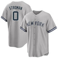 NY.Yankees #0 Marcus Stroman Player Gray Road Game Hdoa Stitched Jerseys