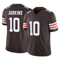 C.Browns #10 Quinshon Judkins Player Brown Vapor F.U.S.E. Limited Home Game Hdoa Stitched Jerseys