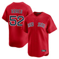 B.Red Sox #52 Wilyer Abreu Player Red Limited Home Game Hdoa Stitched Jerseys