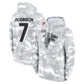 A.Falcons #7 Bijan Robinson Player Camo Arctic Salute to Service Hoodies Limited Hdoa Stitched Jerseys