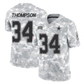 D.Cowboys #34 Jalen Thompson Player Arctic Camo Salute to Service Limited Home Game Hdoa Stitched Jerseys