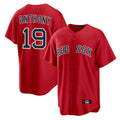 B.Red Sox #19 Roman Anthony Player Red Home Game Hdoa Stitched Jerseys