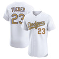 LA.Dodgers #23 Kyle Tucker Player Gold Limited Elite Home Hdoa Stitched Jerseys