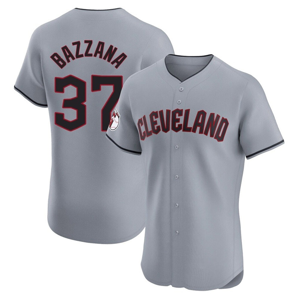 C.Guardians #37 Travis Bazzana Player Gray Road Limited Elite Home Hdoa Stitched Jerseys