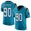 C.Panthers #90 Julius Peppers Player Blue Vapor Untouchable Limited Game Hdoa Stitched Jerseys