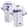 T.Rangers #2 Marcus Semien Player White Replica Game Hdoa Stitched Jerseys