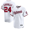 W.Nationals #24 Cade Cavalli Player White Limited Hdoa Stitched Jerseys