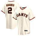 SF.Giants #2 Willy Adames Player Cream Home Game Hdoa Stitched Jerseys