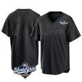 LA.Dodgers #44 Andy Pages Player Black World Series Pitch Fashion T-shirt Hdoa Stitched Jerseys