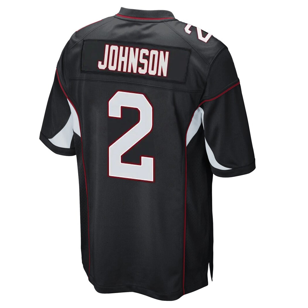 A.Cardinals #2 Will Johnson Player Black Home Game Hdoa Stitched Jerseys