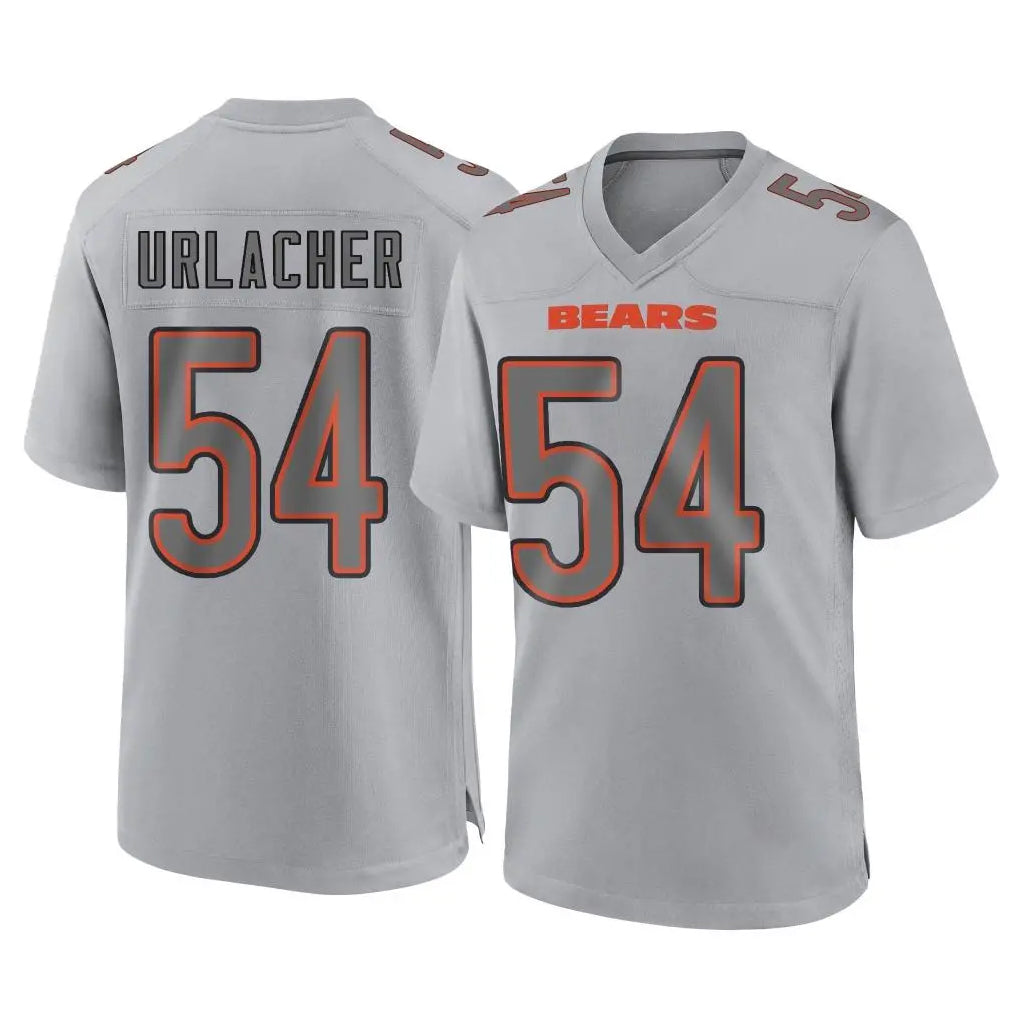 C.Bears #54 Brian Urlacher Player Gray Atmosphere Fashion Game Hdoa Stitched Jerseys