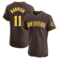 S.Diego Padres #11 Yu Darvish Player Brown Home Limited Elite Hdoa Stitched Jerseys