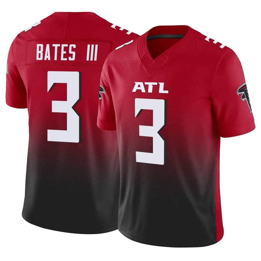 A.Falcons #3 Jessie Bates III Player Red Vapor F.U.S.E. Limited Home Game Hdoa Stitched Jerseys