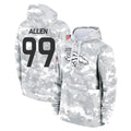 D.Broncos #99 Zach Allen Player Arctic Camo Salute to Service Hoodies Limited Game Hdoa Stitched Jerseys