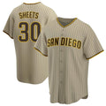 S.Diego Padres #30 Gavin Sheets Player Khaki Home Game Hdoa Stitched Jerseys