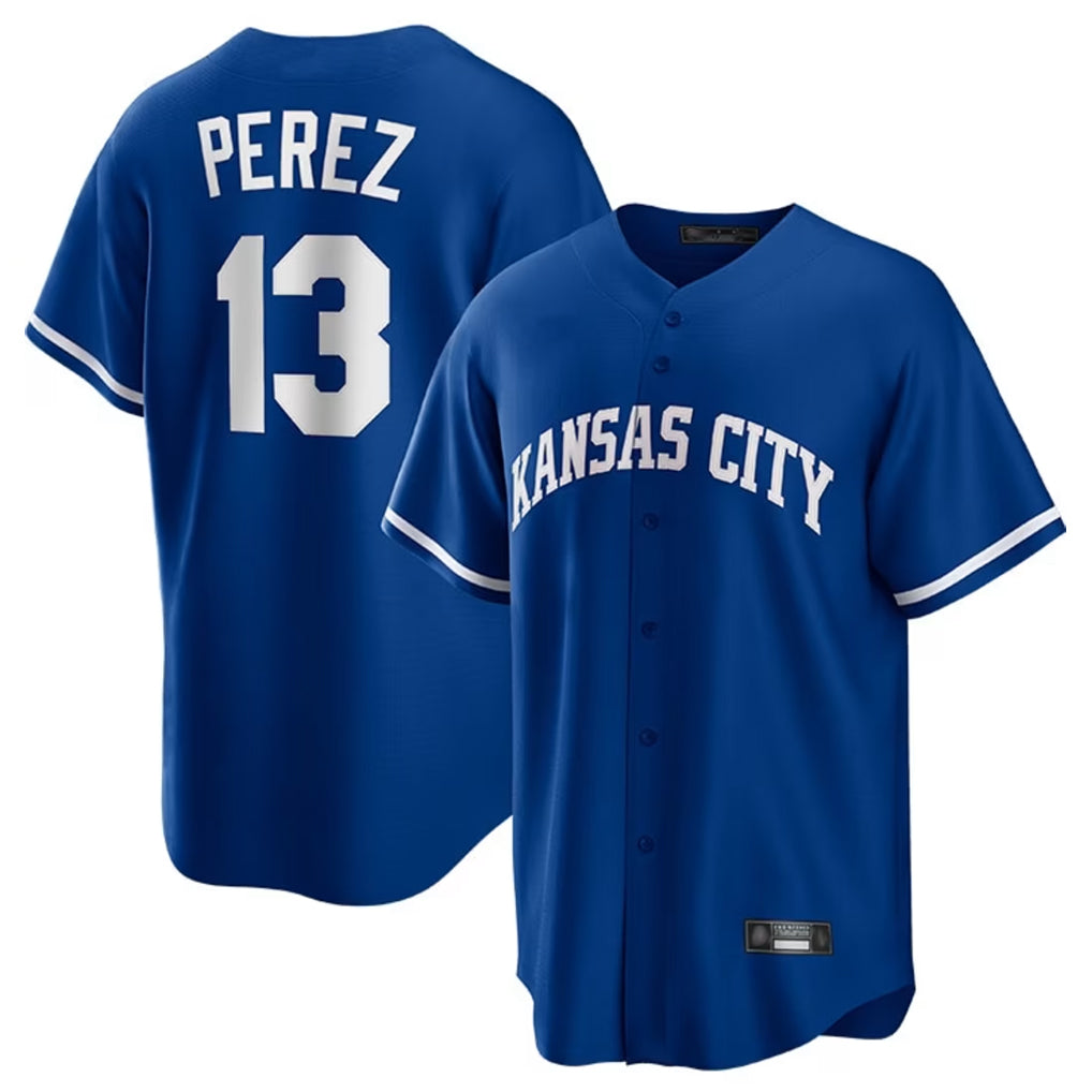 KC.Royals #13 Salvador Perez Player Royal Game Home Hdoa Stitched Jerseys