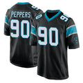 C.Panthers #90 Julius Peppers Player Black Game Hdoa Stitched Jerseys