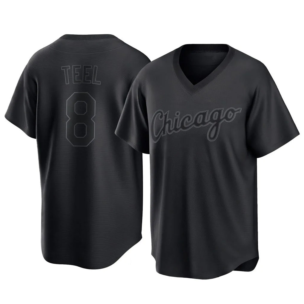 C.White Sox #8 Kyle Teel Player Black T-shirt Home Game Hdoa Stitched Jerseys