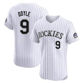 C.Rockies #9 Brenton Doyle Player White Limited Elite Home Hdoa Stitched Jerseys