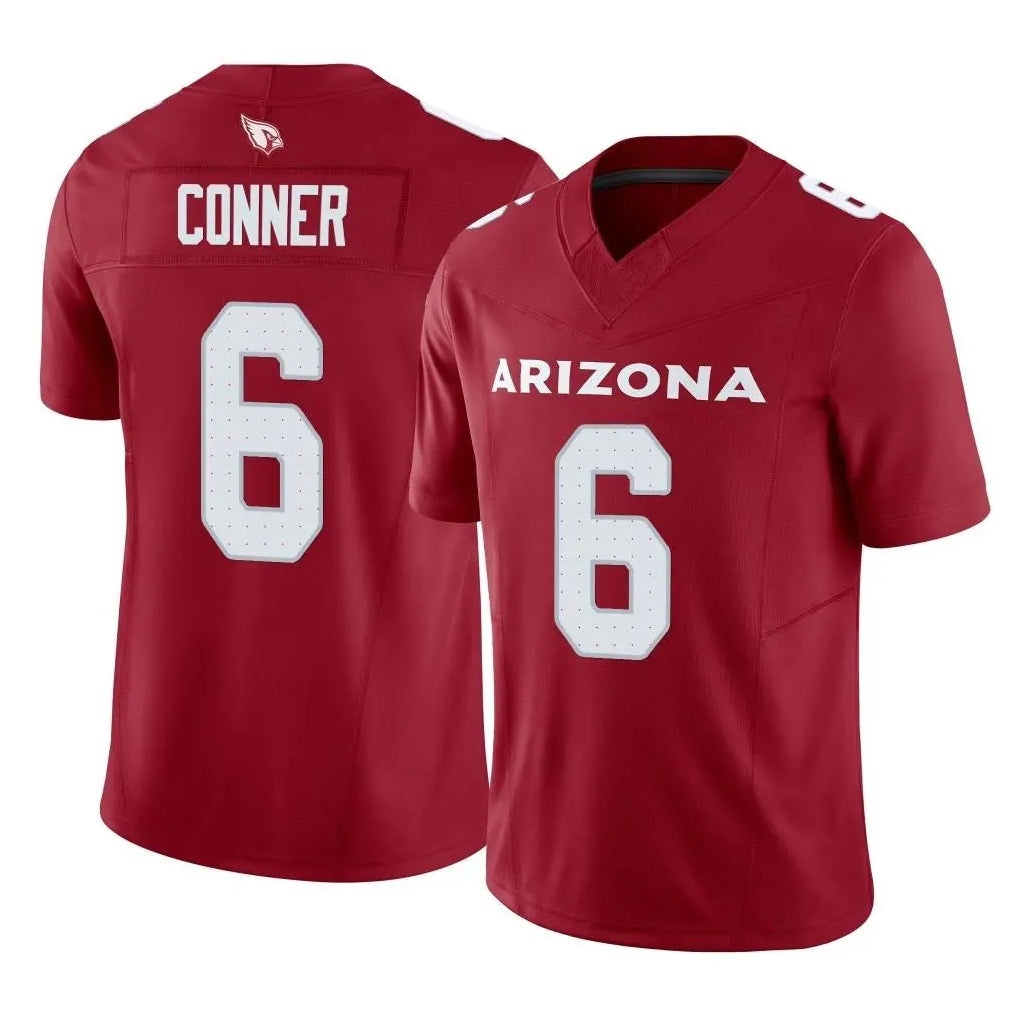A.Cardinals #6 James Conner Player Cardinal Vapor F.U.S.E. Limited Home Game Hdoa Stitched Jerseys