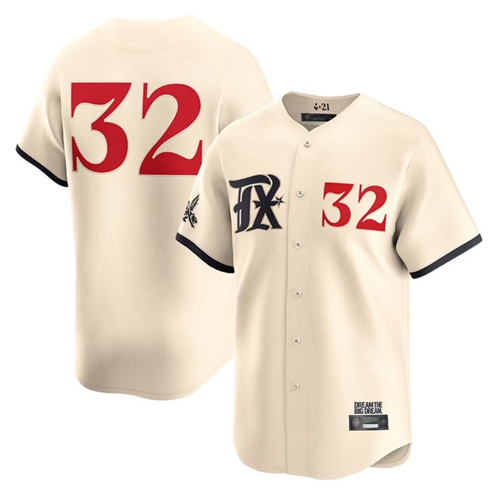 T.Rangers #32 Evan Carter Player Cream Limited City Connect Hdoa Stitched Jerseys