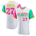 S.Diego Padres #27 Nick Pivetta Player White City Connect Home Limited Elite Hdoa Stitched Jerseys