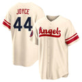LA.Angels #44 Ben Joyce Player Cream City Connect Home Hdoa Stitched Jerseys