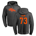 D.Broncos #73 Frank Crum Player Ash One Color Pullover Hoodie Limited Hdoa Stitched Jerseys