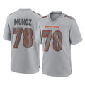 C.Bengals #78 Anthony Munoz Player Gray Atmosphere Fashion Game Hdoa Stitched Jerseys