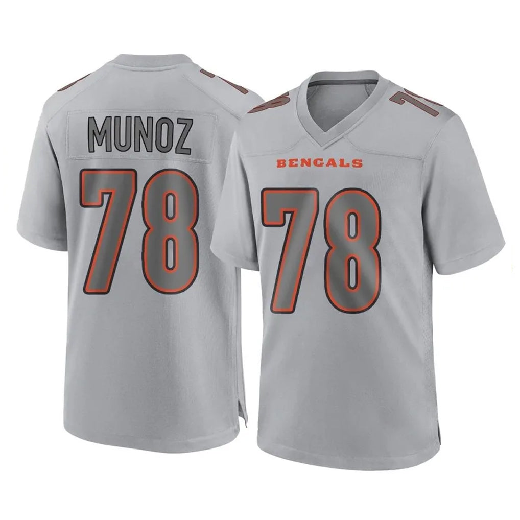 C.Bengals #78 Anthony Munoz Player Gray Atmosphere Fashion Game Hdoa Stitched Jerseys