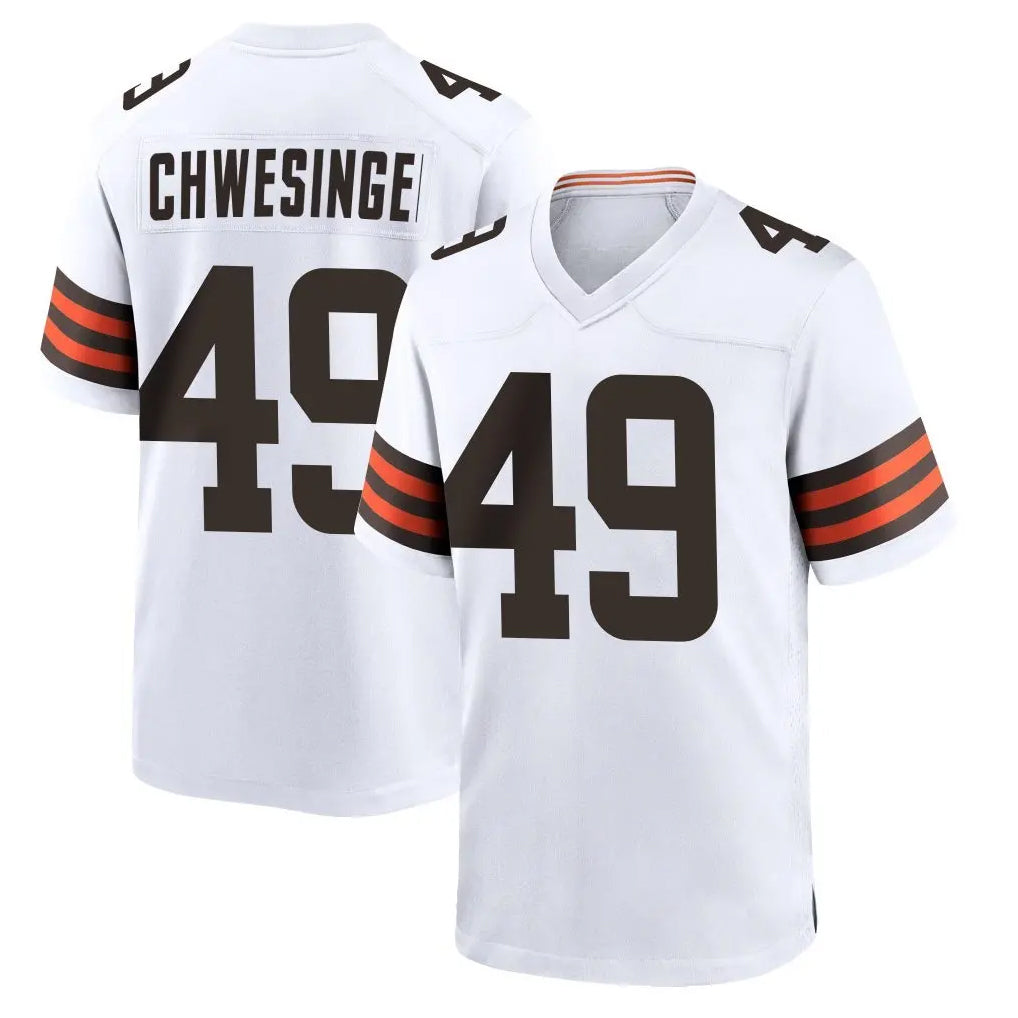 C.Browns #49 Carson Schwesinger Player White Home Game Hdoa Stitched Jerseys
