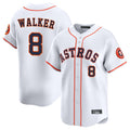 H.Astros #8 Christian Walker Player White Home Limited Hdoa Stitched Jerseys