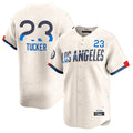 LA.Dodgers #23 Kyle Tucker Player Cream City Connect Limited Home Hdoa Stitched Jerseys