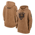 C.Bears ## Bears Blank Player Brown Salute to Service Pullover Hoodies Limited Hdoa Stitched Jerseys