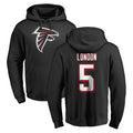 A.Falcons #5 Drake London Player Black Salute to Service Hoodies Hdoa Stitched Jerseys