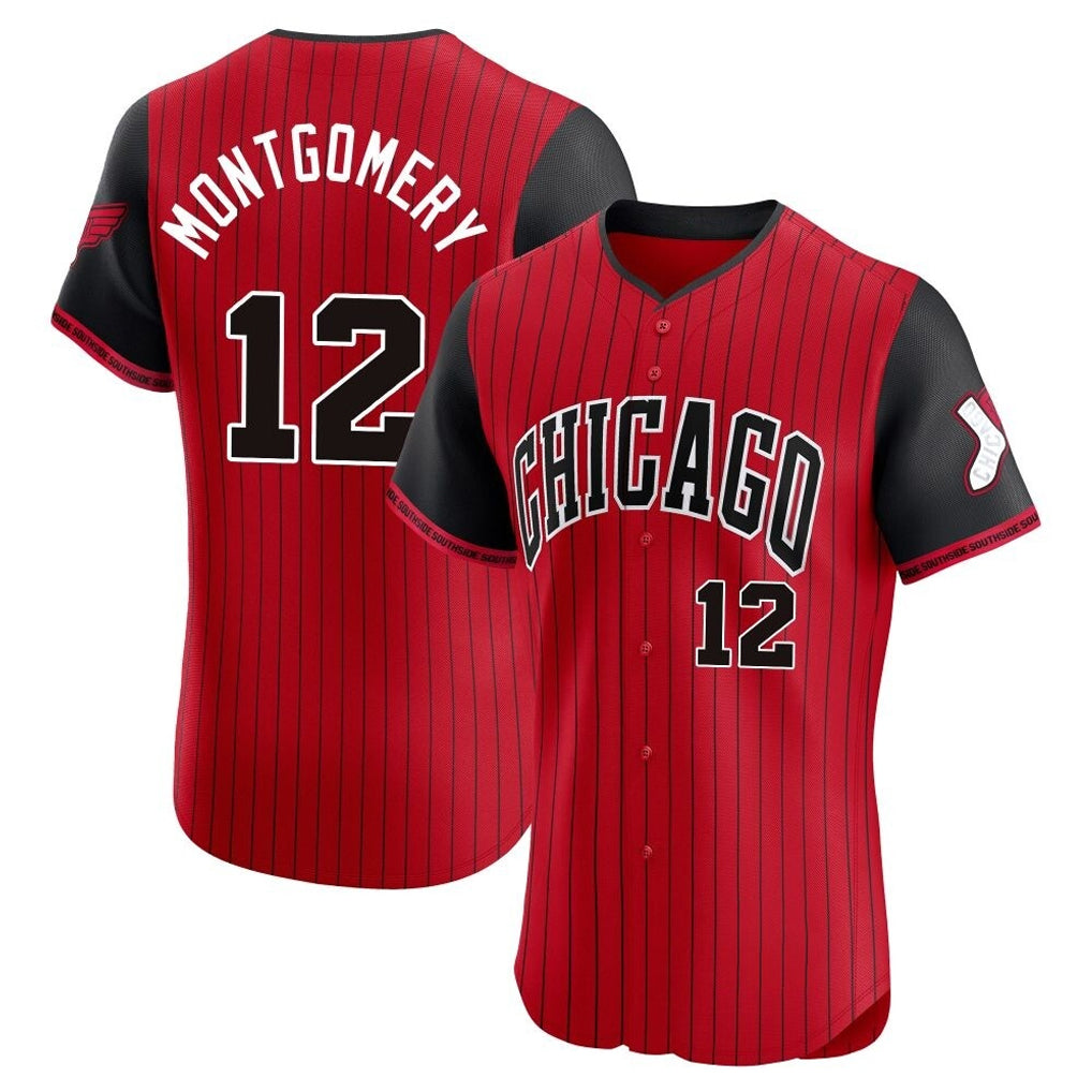 C.White Sox #12 Colson Montgomery Player Red City Connect Limited Elite Home Hdoa Stitched Jerseys