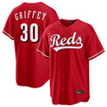 C.Reds #30 Ken Griffey Player Red Home Game Hdoa Stitched Jerseys