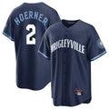 C.Cubs #2 Nico Hoerner Player Navy City Connect Home Game Hdoa Stitched Jerseys