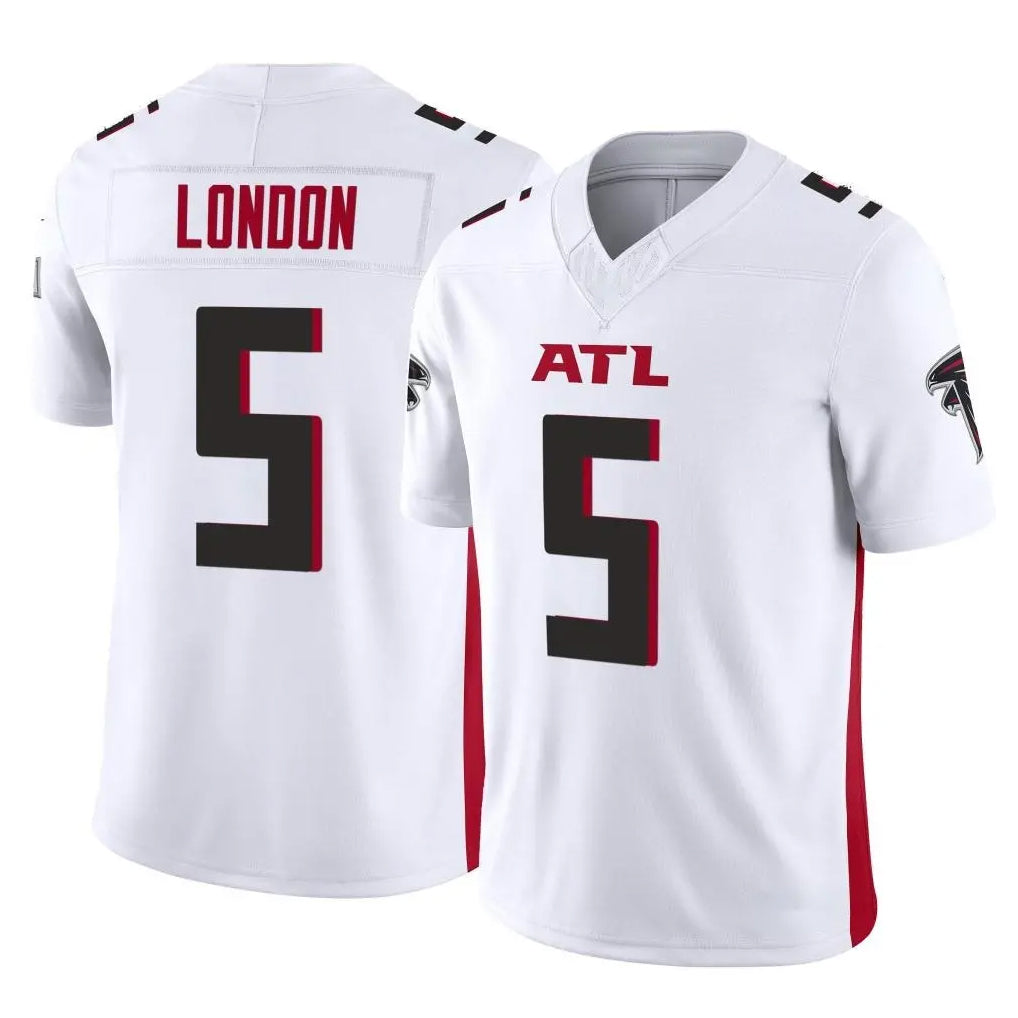 A.Falcons #5 Drake London Player White Vapor F.U.S.E. Limited Home Game Hdoa Stitched Jerseys