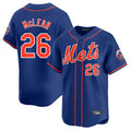 NY.Mets #26 Nolan McLean Player Royal Home Limited Hdoa Stitched Jerseys