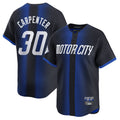 D.Tigers #30 Kerry Carpenter Player Navy City Connect Home Limited Hdoa Stitched Jerseys