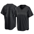 C.Reds #28 Eugenio Su¨¢rez Player Black T-shirt Game Home Hdoa Stitched Jerseys