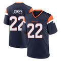 D.Broncos #22 Brandon Jones Player Navy Home Game Hdoa Stitched Jerseys