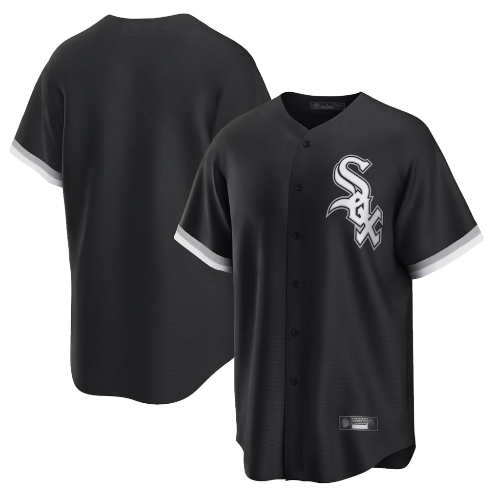 C.White Sox ## White Sox Blank Player Black Home Game Hdoa Stitched Jerseys