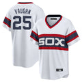 C.White Sox #25 Andrew Vaughn Player White T-shirt Home Game Hdoa Stitched Jerseys