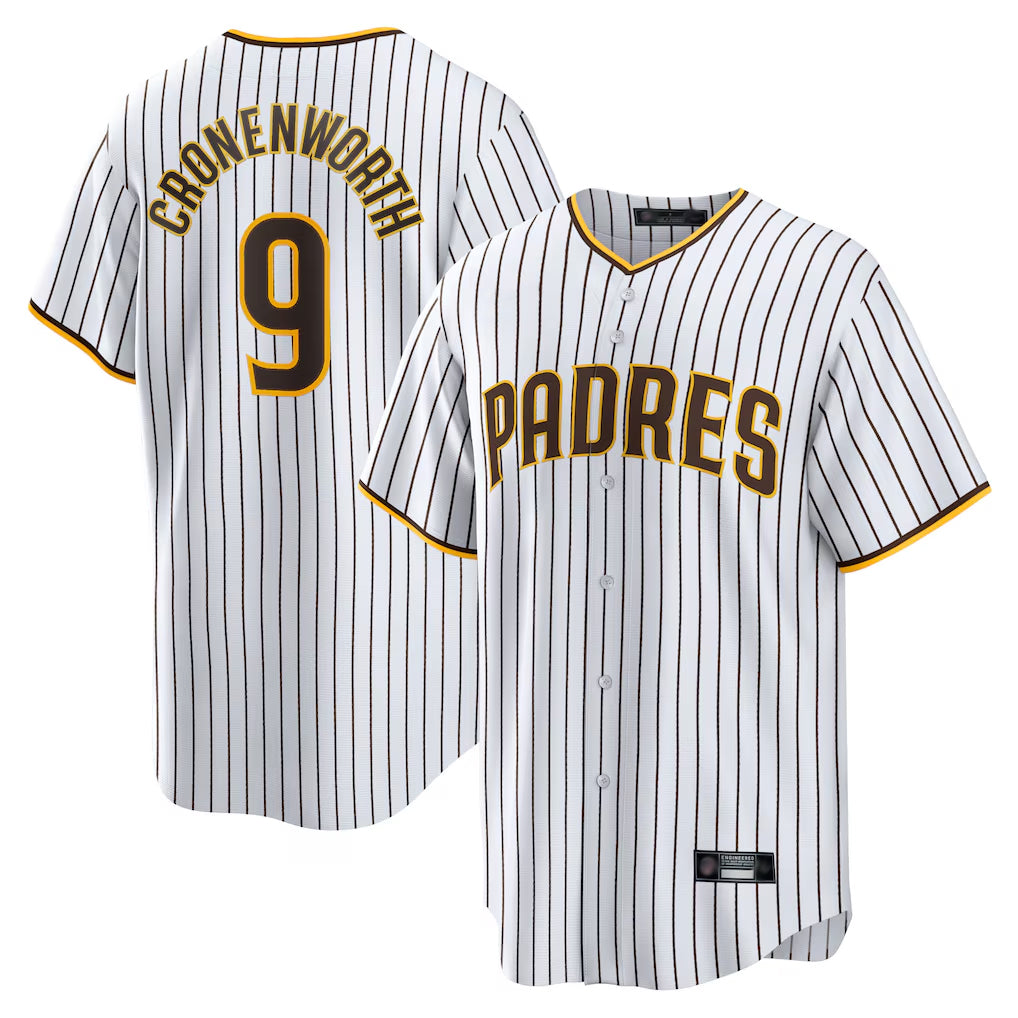 S.Diego Padres #9 Jake Cronenworth Player White Home Game Hdoa Stitched Jerseys